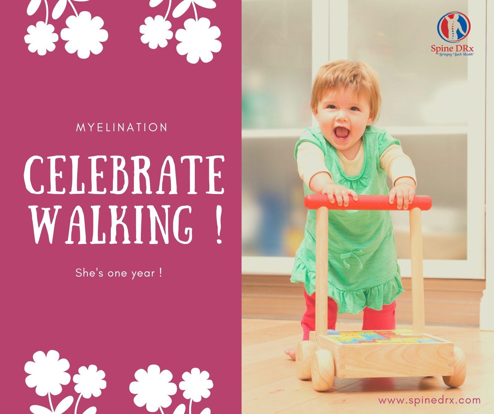 Spine & First birthday
