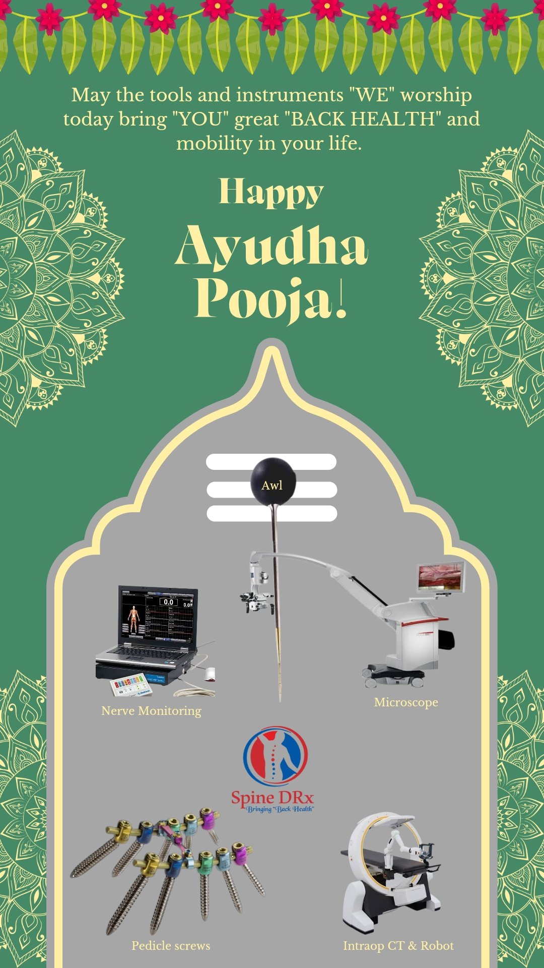 Spine & Ayudha pooja