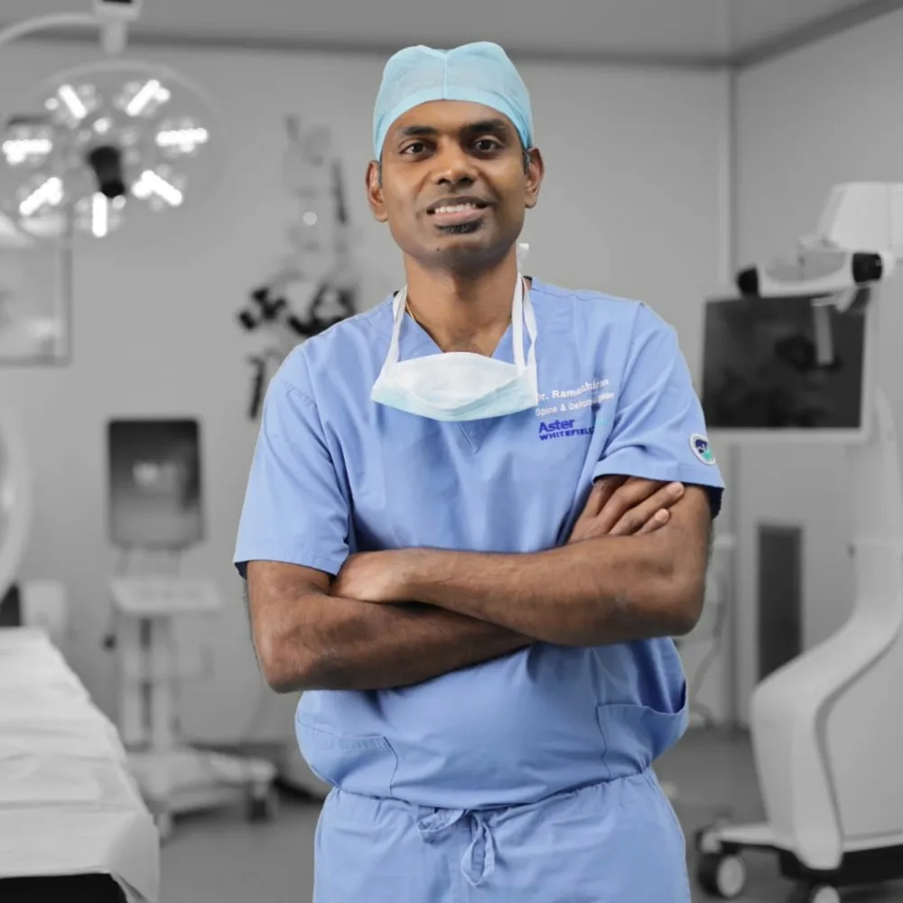 Dr. Ramachandran Govindasamy- Spine Specialist in Bangalore Spine care expert diagnosis and consultation